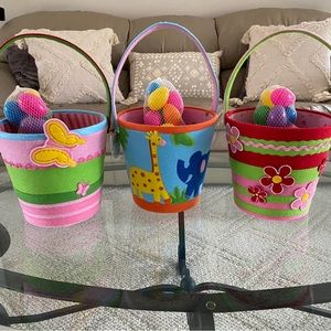 3 Colorful Easter Baskets
